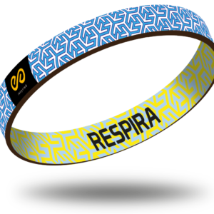 bracciale con frase respira, bracciale uomo